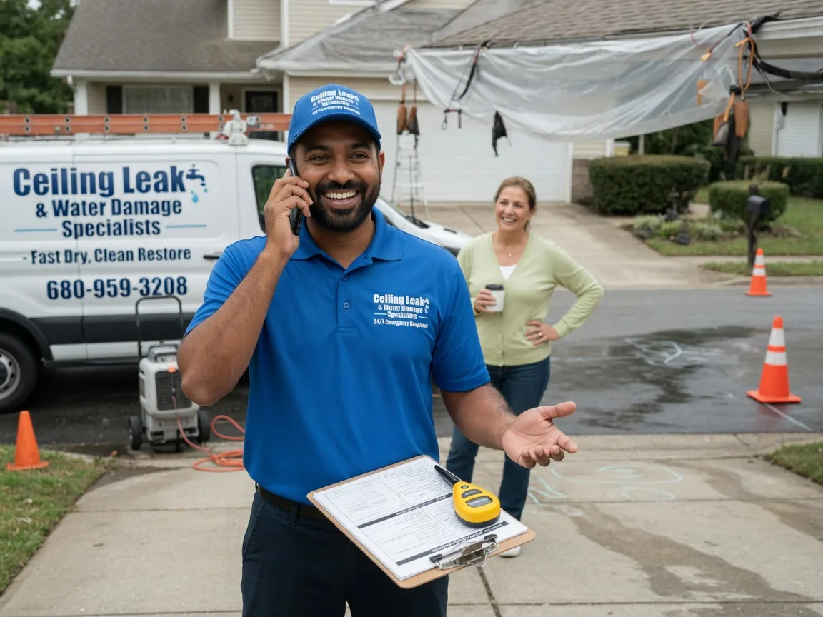 Ceiling Leak Cleanup Prince Frederick, MD FAQs